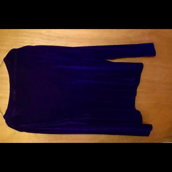 New Purple Softwear by Mark Singer Top Button Down Top/Jacket size XL Maternity - Picture 3 of 13